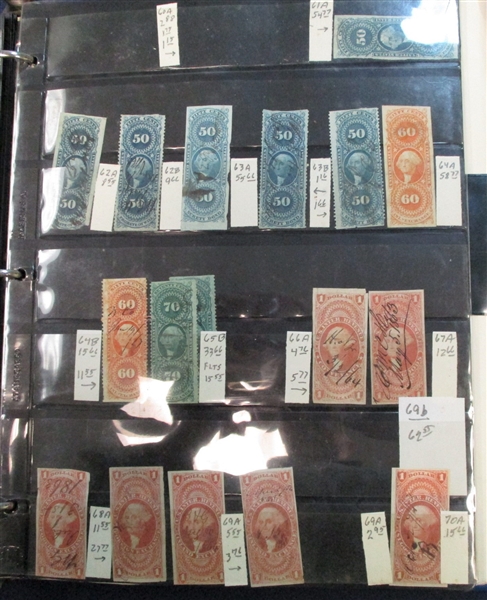 USA Revenue Mint And Used Accumulation (Est $800-950)