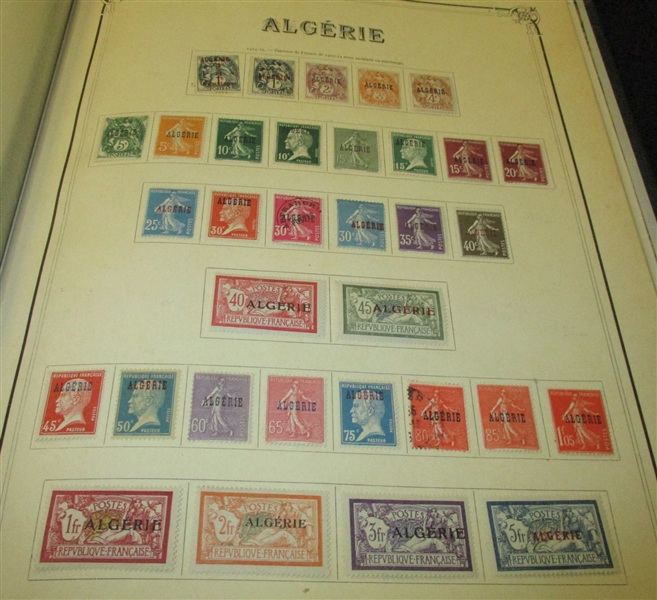 Algeria Mostly Mint Collection in a Specialty Album (Est $200-300)