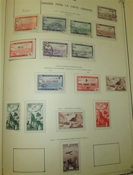 Algeria Mostly Mint Collection in a Specialty Album (Est $200-300)