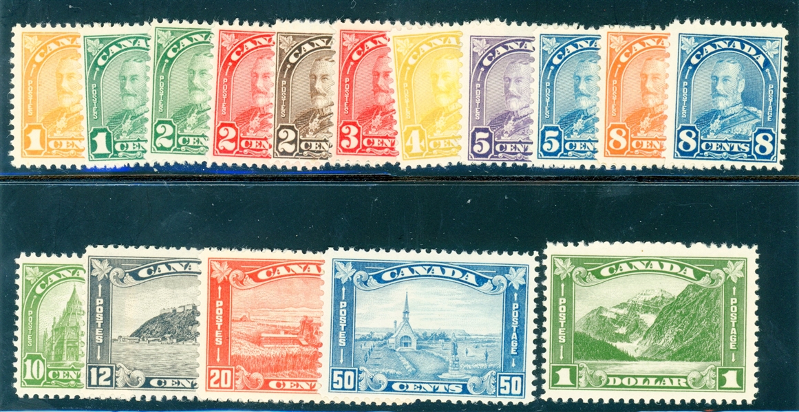 Canada Scott 166-177 MNH Complete Set, 1930-31 Issue (SCV $1029)