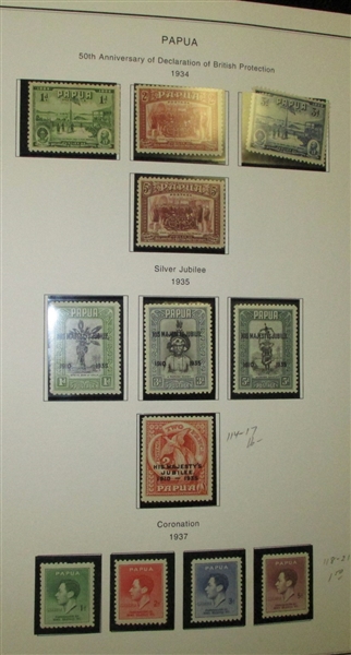 Nice Mounted Papua New Guinea Collection in Binder (Est $50-100)