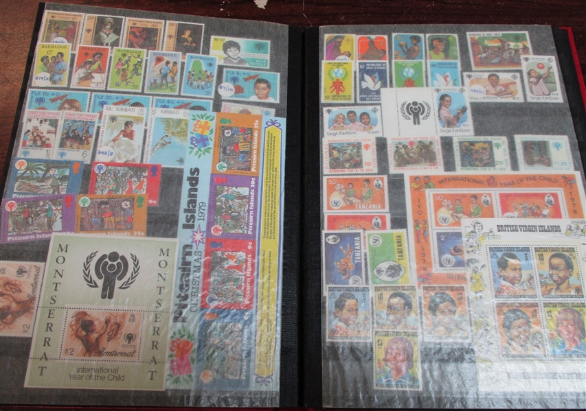Year of the Child (1979) MNH Collection in Stockbook (Est $200-300)