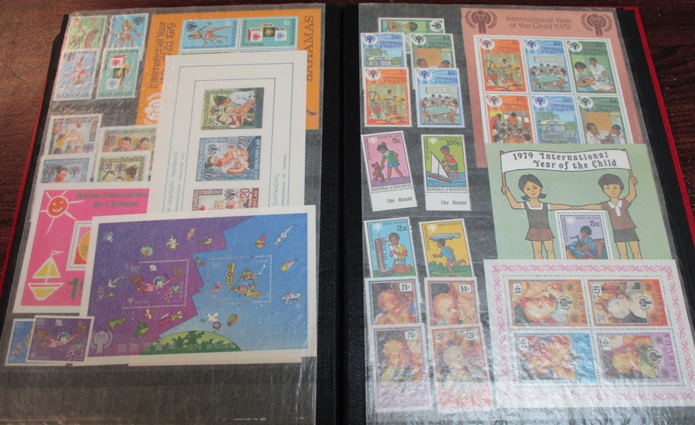 Year of the Child (1979) MNH Collection in Stockbook (Est $200-300)