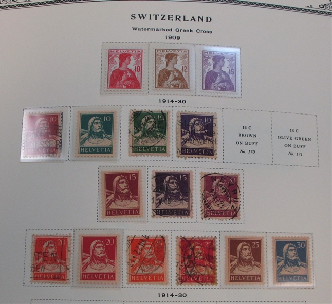Switzerland Wonderful Mint Collection in Scott Specialty Album to 2003 (Est $600-800)