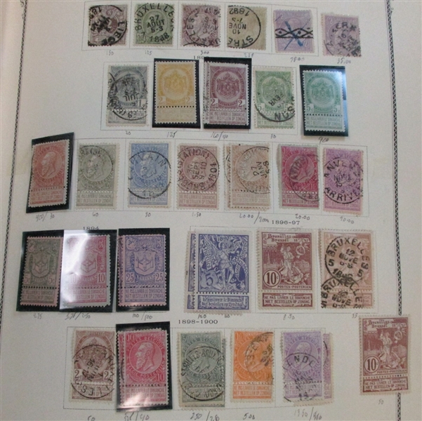 Belgium Collection in Scott Specialty with Additional Binder (Est $450-600)