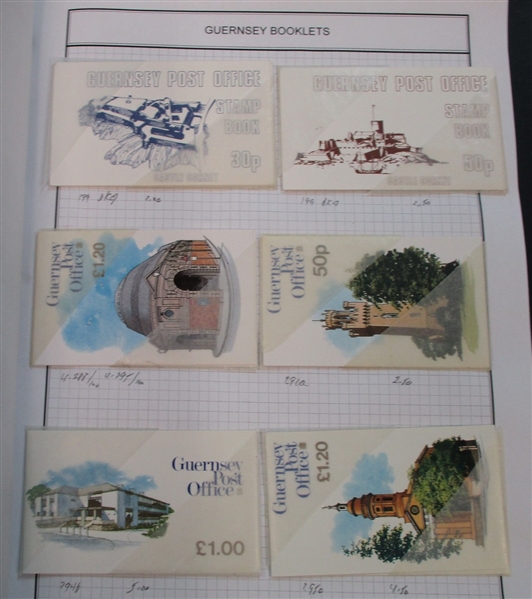 Channel Islands - Guernsey Mint Booklet Collection (Est $40-75)