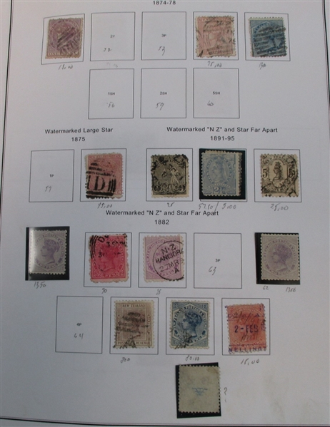 New Zealand (Plus Ross Dependency) Mint and Used Collection  (SCV $6500+)