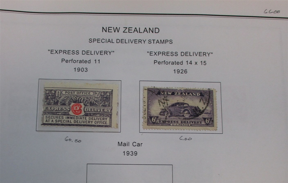 New Zealand (Plus Ross Dependency) Mint and Used Collection  (SCV $6500+)