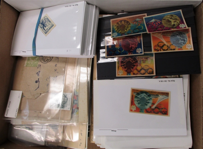 North Korea Accumulation of Mostly Mint Stamps, Souvenir Sheets (Est $200-300)