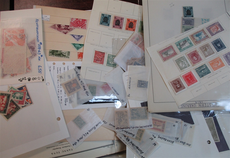 Russia and Area Mixed Lot in Pizza Box (Est $100-150)