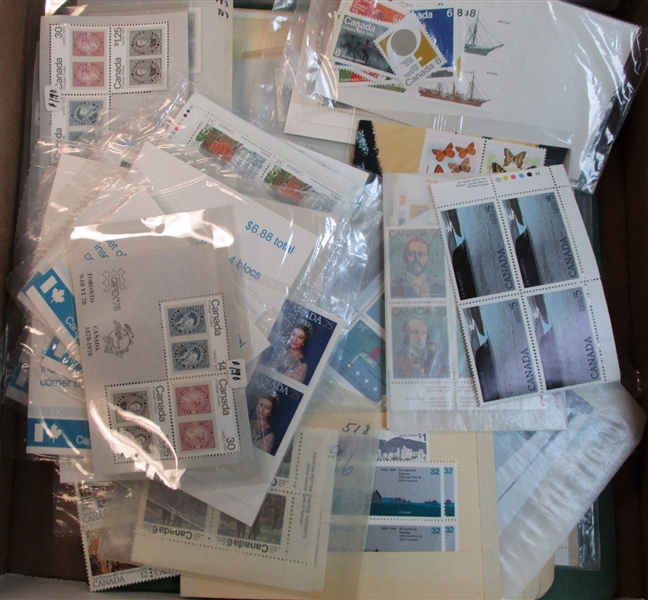 Canada Postage Lot - Over $600 Face Value