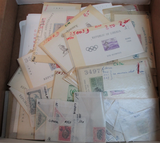 Liberia Accumulation in a Medium Box (Est $60-90)