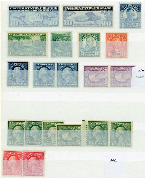 US Mint Lot in a Small Stockbook (SCV $1150)