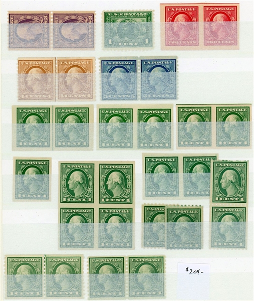 US Mint Lot in a Small Stockbook (SCV $1150)