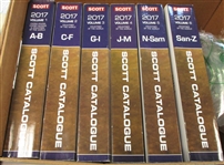 2017 Scott Catalogs - 6 Volume Set, Used VG Condition OFFICE PICKUP ONLY!