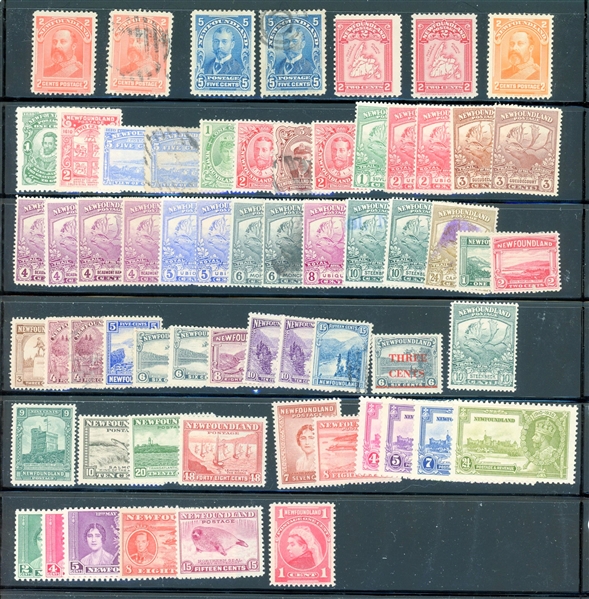 Canadian Provinces Accumulation of Mint/Used Stamps (SCV $2040)