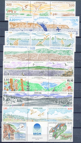 St. Pierre & Miquelon MNH in a Small Stockbook (SCV about $600)