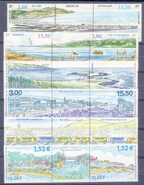 St. Pierre & Miquelon MNH in a Small Stockbook (SCV about $600)