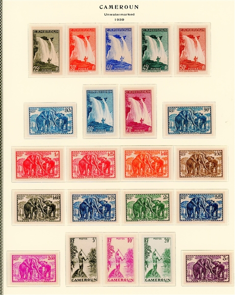 French Cameroun Mint Collection to 1959 on Scott Specialty Pages (Est $180-250)