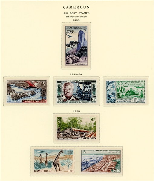 French Cameroun Mint Collection to 1959 on Scott Specialty Pages (Est $180-250)