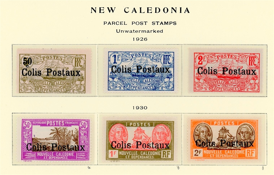 New Caledonia Mint Collection to 1956 on Scott Specialty Pages (Est $150-200)