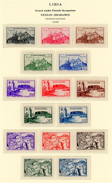 French Colonies Collection Remainder to 1947 on Scott Specialty Pages (Est $100-150)