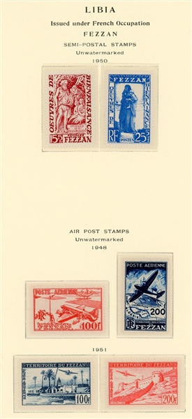 French Colonies Collection Remainder to 1947 on Scott Specialty Pages (Est $100-150)