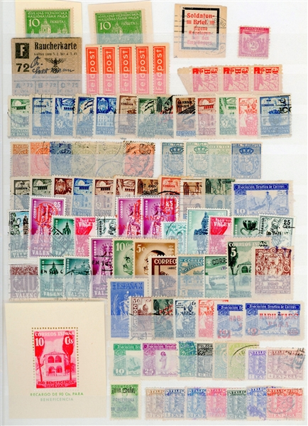 USA and Foreign Non-Scott Lot in a Stockbook (Est $200-300)