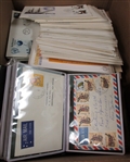 Large Tub and Box Holding Stamps and FDCs - OFFICE PICKUP ONLY!