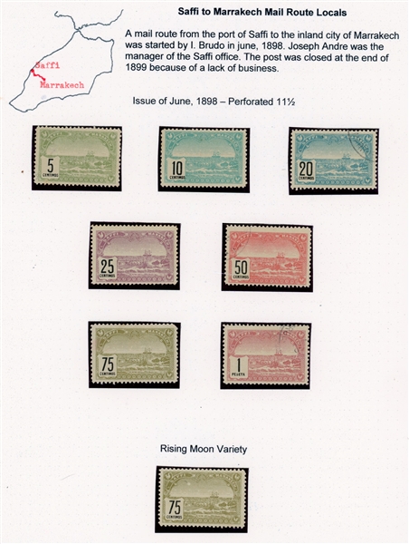 Exhibit Cherifien Posts of Morocco (Est $300-500)