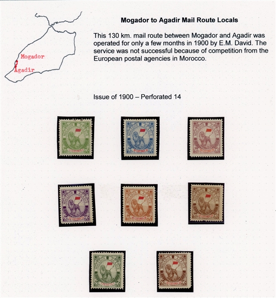 Exhibit Cherifien Posts of Morocco (Est $300-500)
