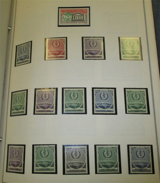 United Nations Mint Collection to Mid-1970's in Harris Album (Est $100-200)