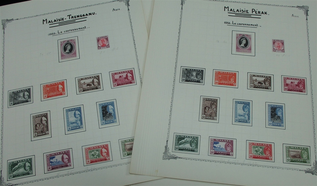 Malaya and States Mint Collection 1953-1960's  (SCV $929)