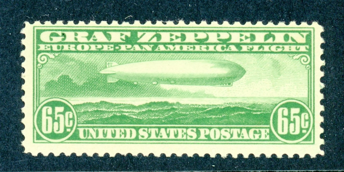 USA Scott C13 MNH Fine, 65c Graf Zeppelin (SCV $240)