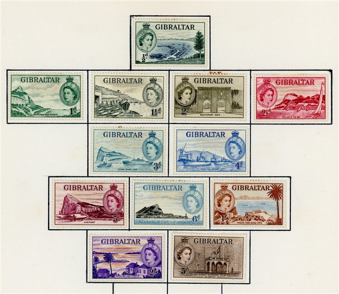 Gibraltar Mint Collection/Accumulation 1938-1960's (Est $150-200)