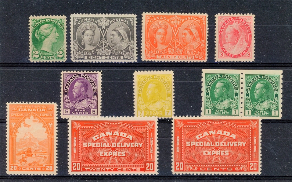 Canada Selection of Better Mint Stamps Scott 36//E5 (SCV $1660)