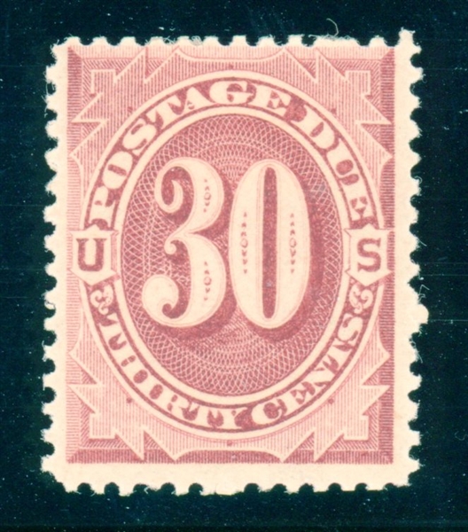 USA Scott J20 MHR, Almost Fine, 1884 30c Postage Due (SCV $190)