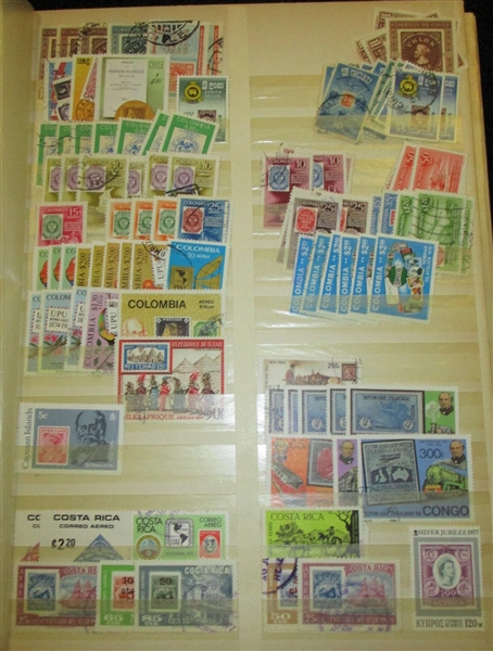 Stamp on Stamp Topical Lot in Stockbook (Est $50-100)