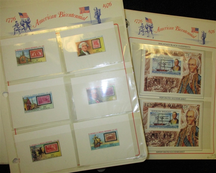 1976 American Bicentennial Unused Collection (2016 SCV $1700)