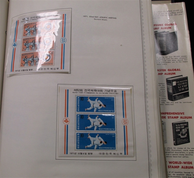 Korea Collection of Souvenir Sheets - Plus More! (Est $450-650)
