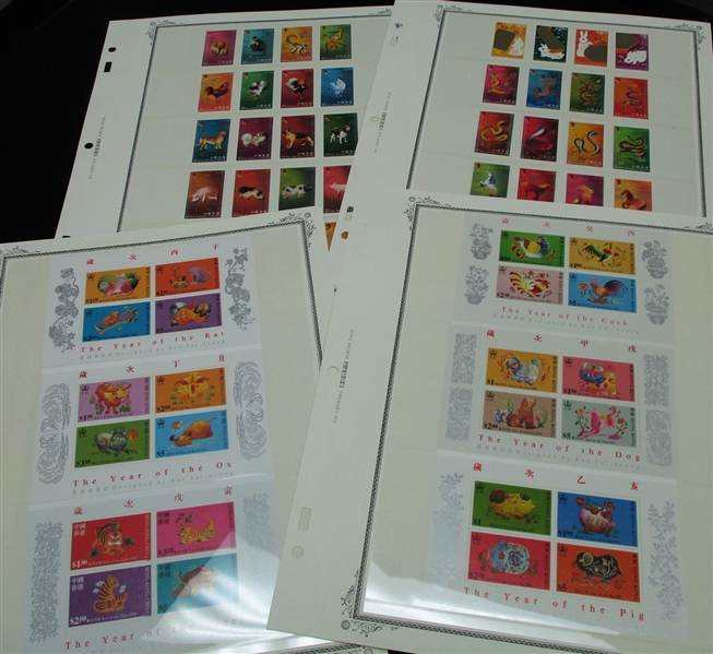 Hong Kong Lunar New Year Mint Collection 1968//2015 (Est $300-400)