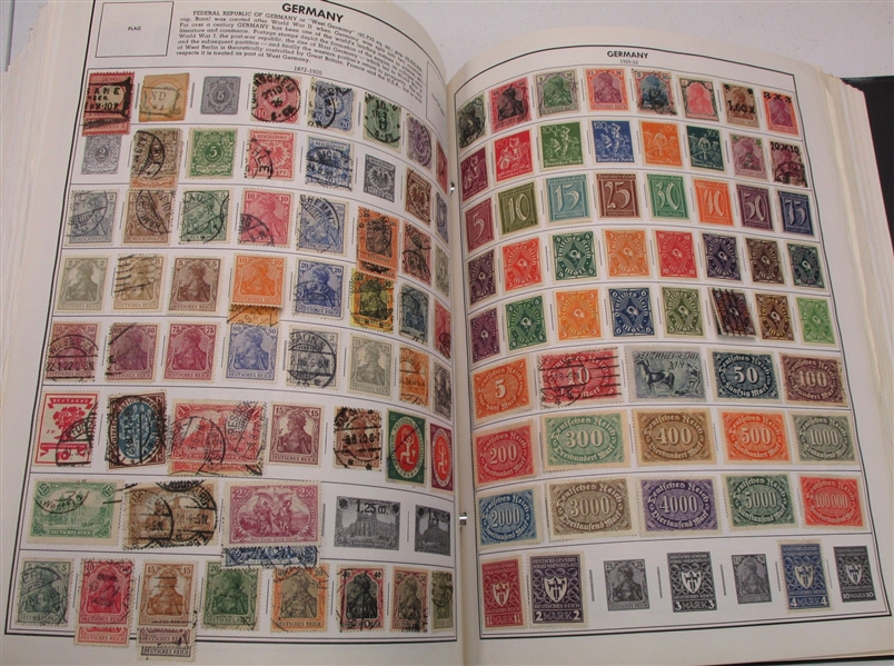 Foreign 6 Volume Harris Collection with Many 1000's (Est $400-500)
