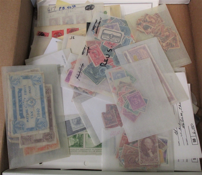 USA Mixed Lot - Hodge Podge in a Pizza Box (Est $300-350)