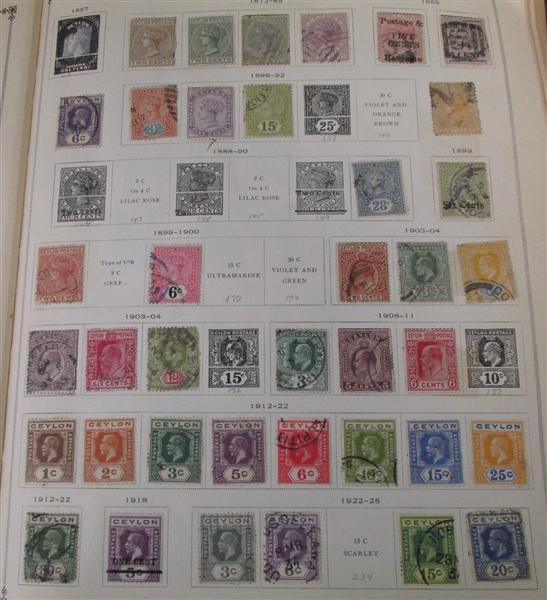 Old Scott International Junior with Lots of Stamps (Est $250-350)