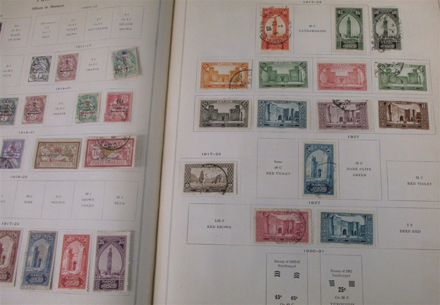 Old Scott International Junior with Lots of Stamps (Est $250-350)