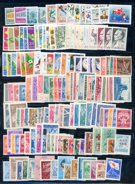 Yugoslavia All Different Mint/Used to the 1990's (SCV $1860)