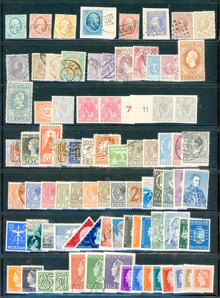 Netherlands All Different Mint/Used Accumulation (SCV $2675)