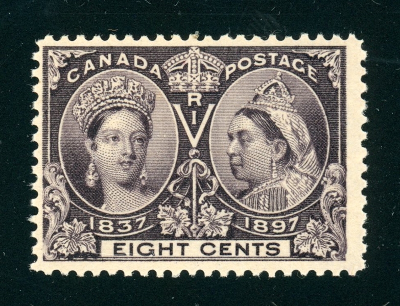 Canada Scott 56 MNH, Fine+, 8c Jubilee (SCV $300)