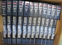 2019 Scott Catalogs - 12-Volume Set, Used But in Like-New Condition - OFFICE PICKUP ONLY!