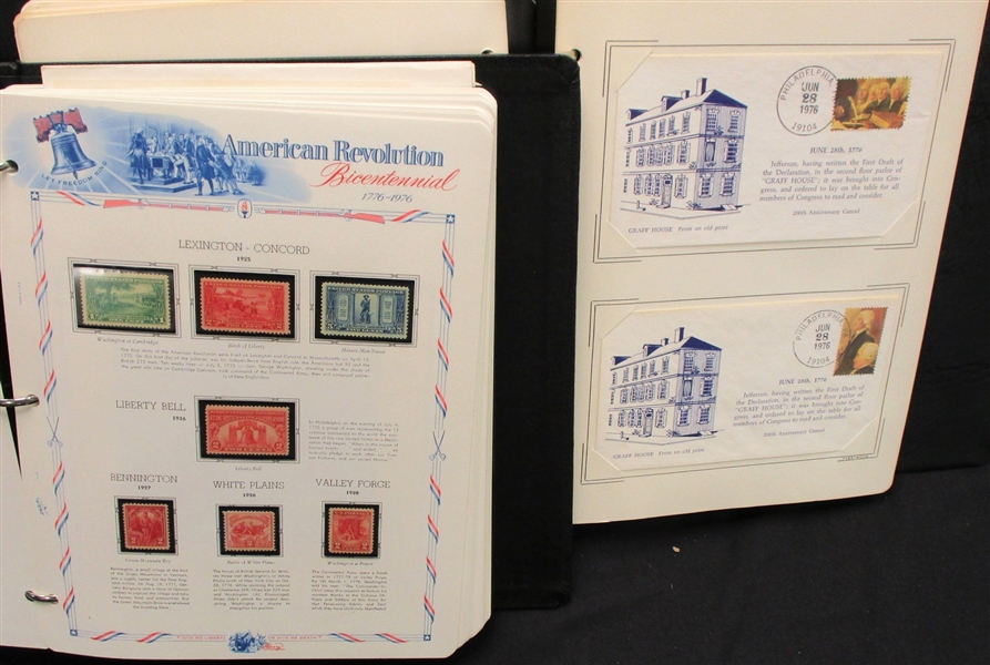 American Revolution Bicentennial Topical Collection Stamps & Covers (Est $150-200)